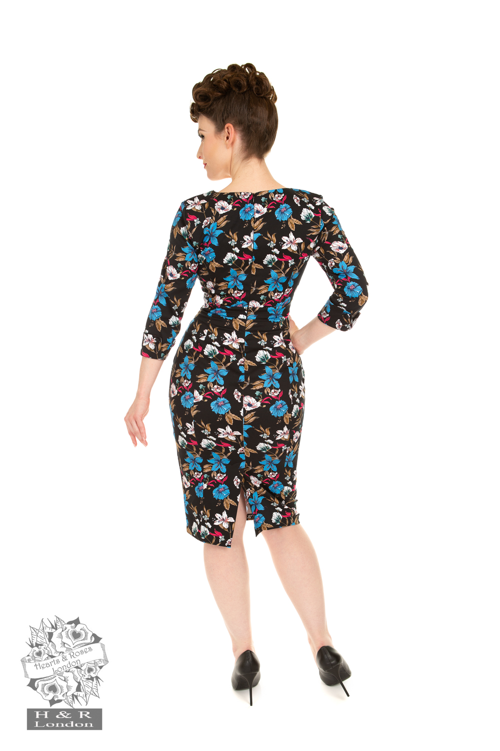 Stacy Floral Wiggle Dress